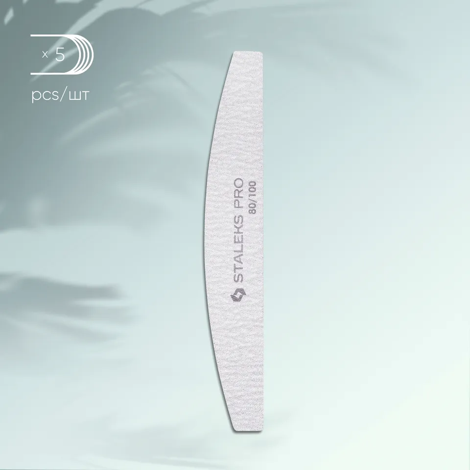 Staleks Pro Smart mineral neglefil 80/100 halvmåne