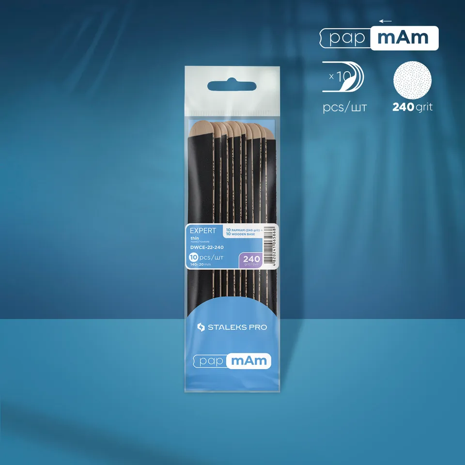 Staleks Pro Expert 22 engangsfiler papmam 240 grit 10 stk