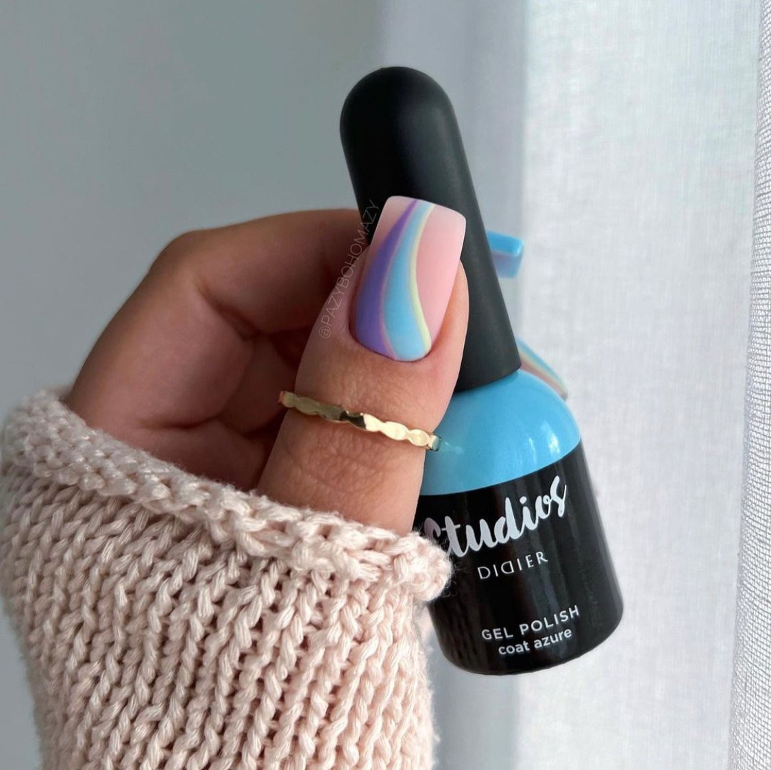 Studios Didier Coat Azure gellakk blå super shine