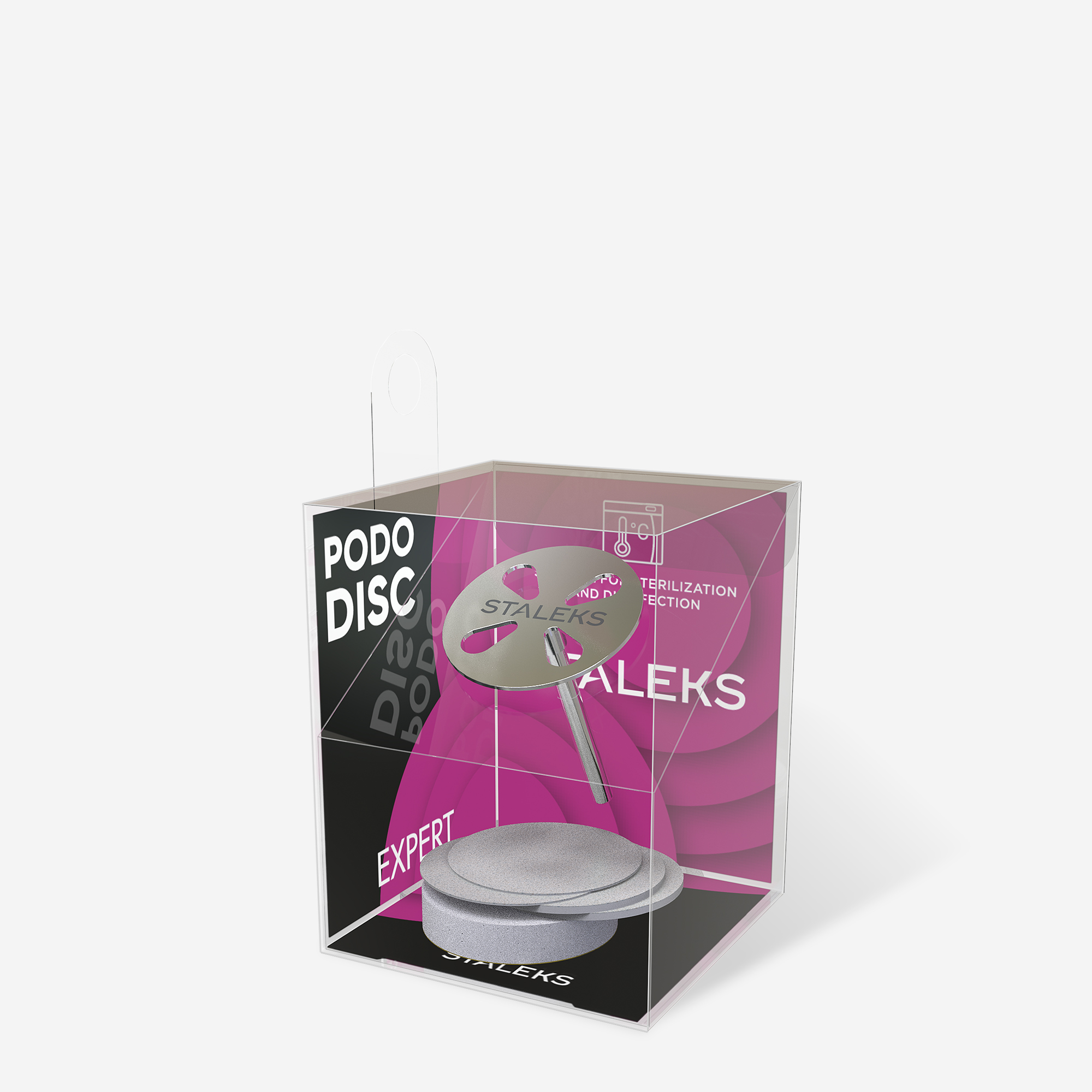 Staleks EXPERT Pododisc M pedikyrdisk 20 mm 180 korn 5 stk
