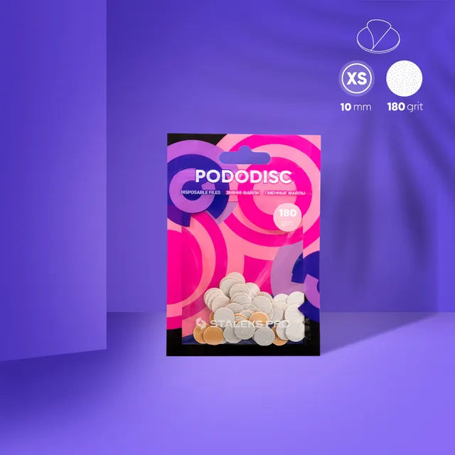 Staleks Expert Pododisc XS pedikyrfil 180 grit 50 stk