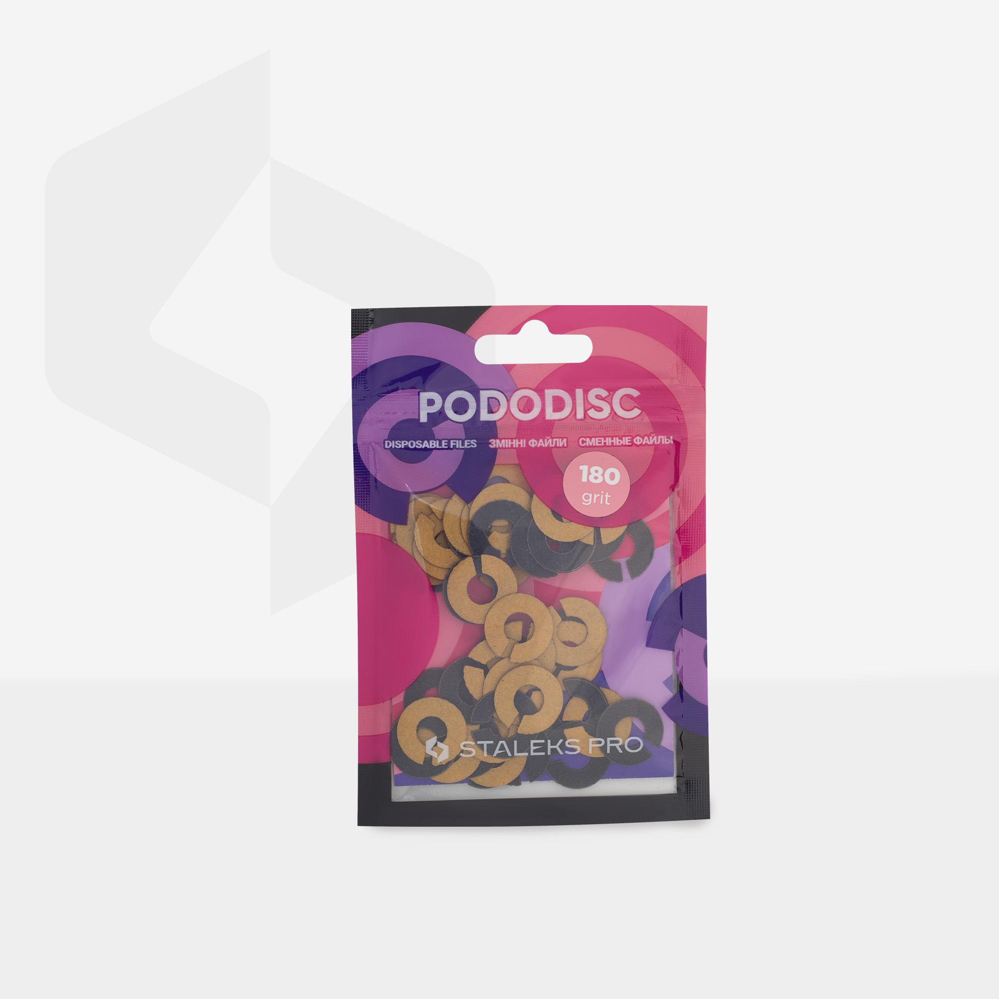Staleks Pro S refilputer pedikyrdisk 180 grit 50 stk