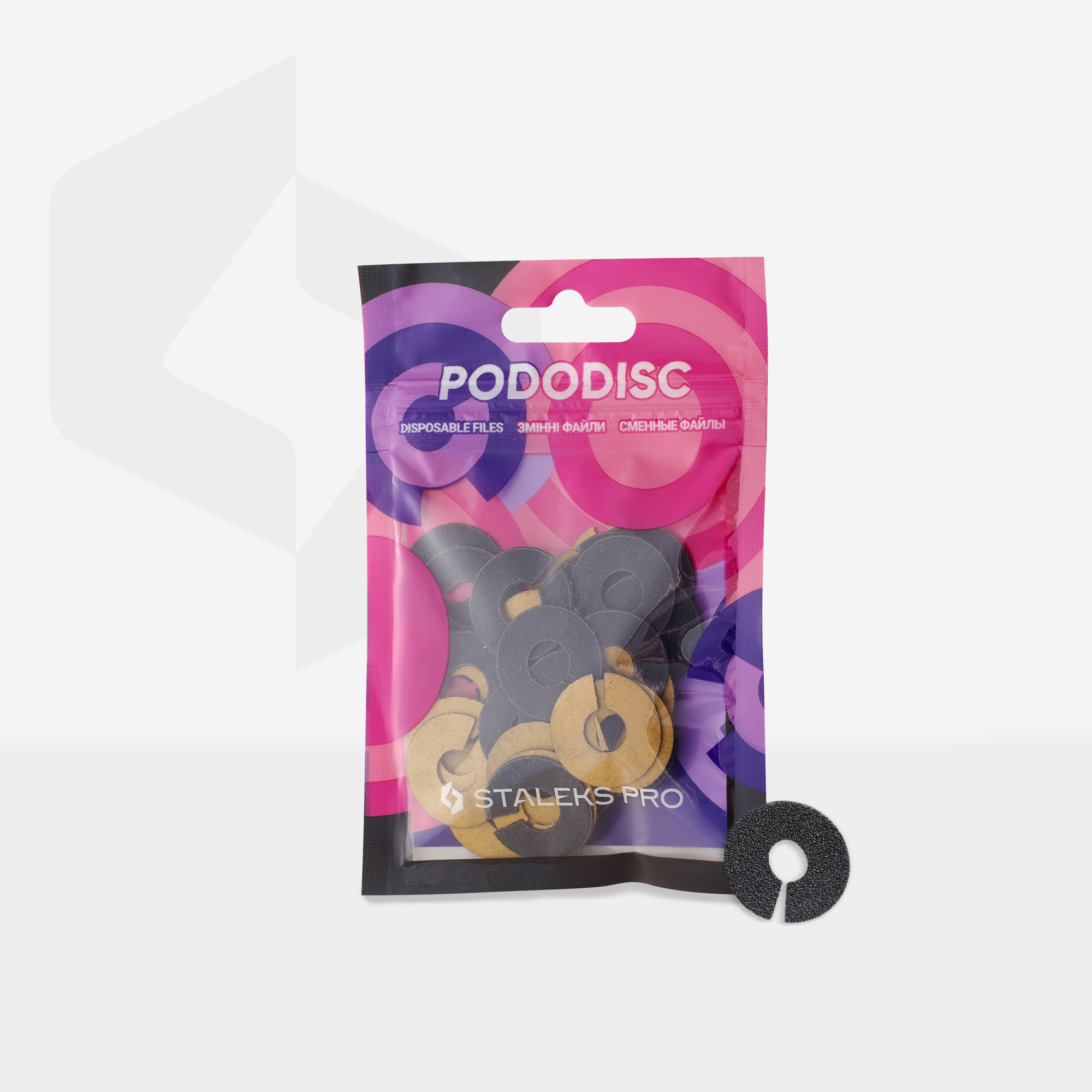 Staleks Pro M refill pedikyrskive 100 grit 50 stk