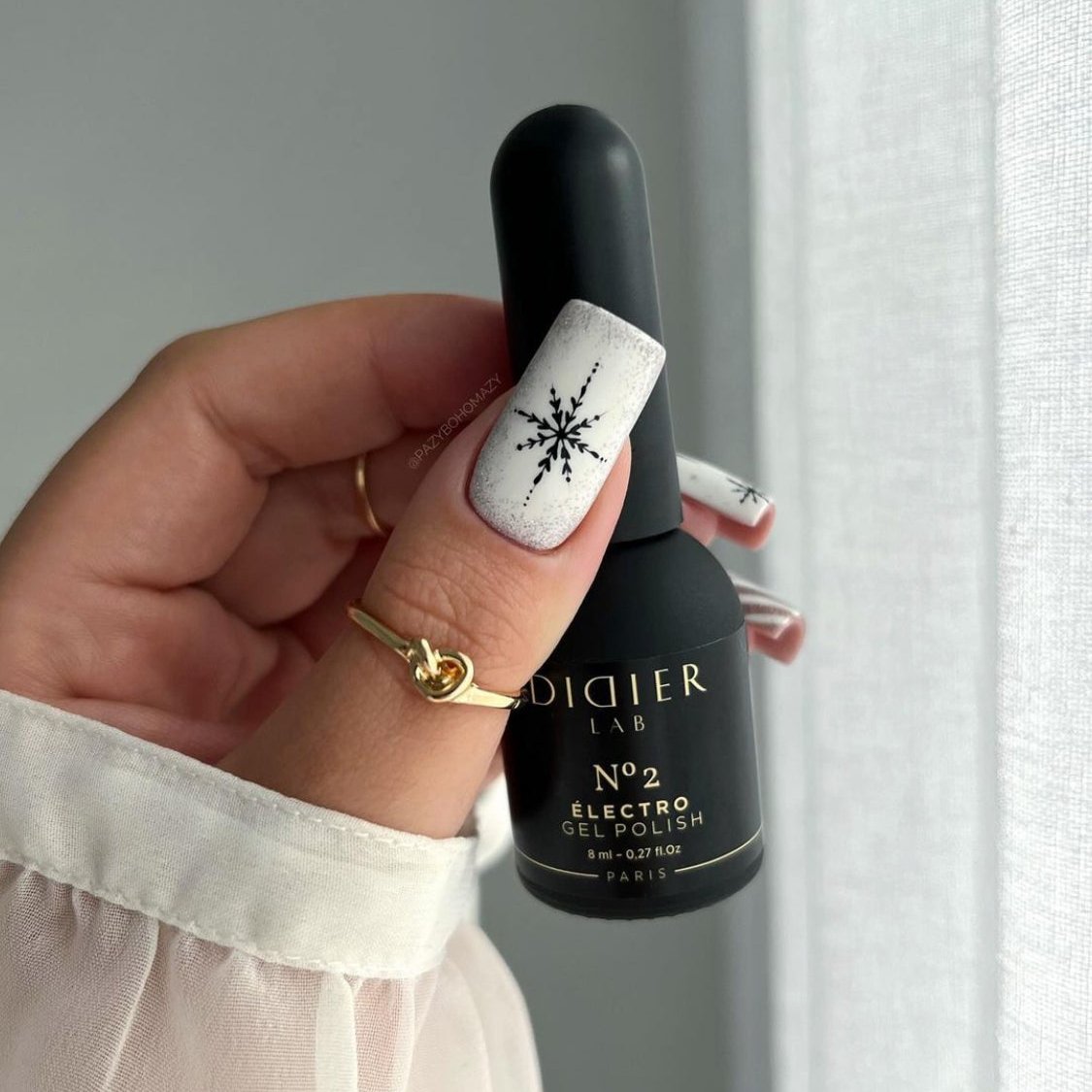 Didier Lab Electro No2 gellakk sølv glitter HEMA-fri