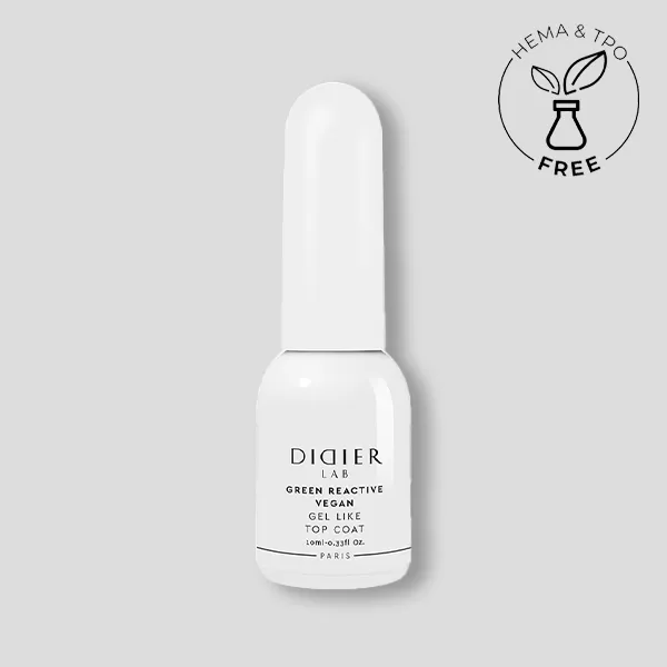 Didier Lab Vegan Green Reactive gel top coat uten herding