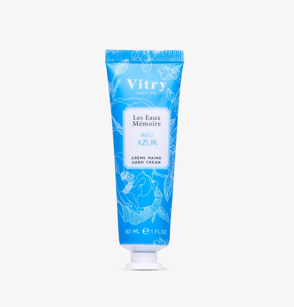 Vitry Azure Blue håndkrem 30 ml akvatisk