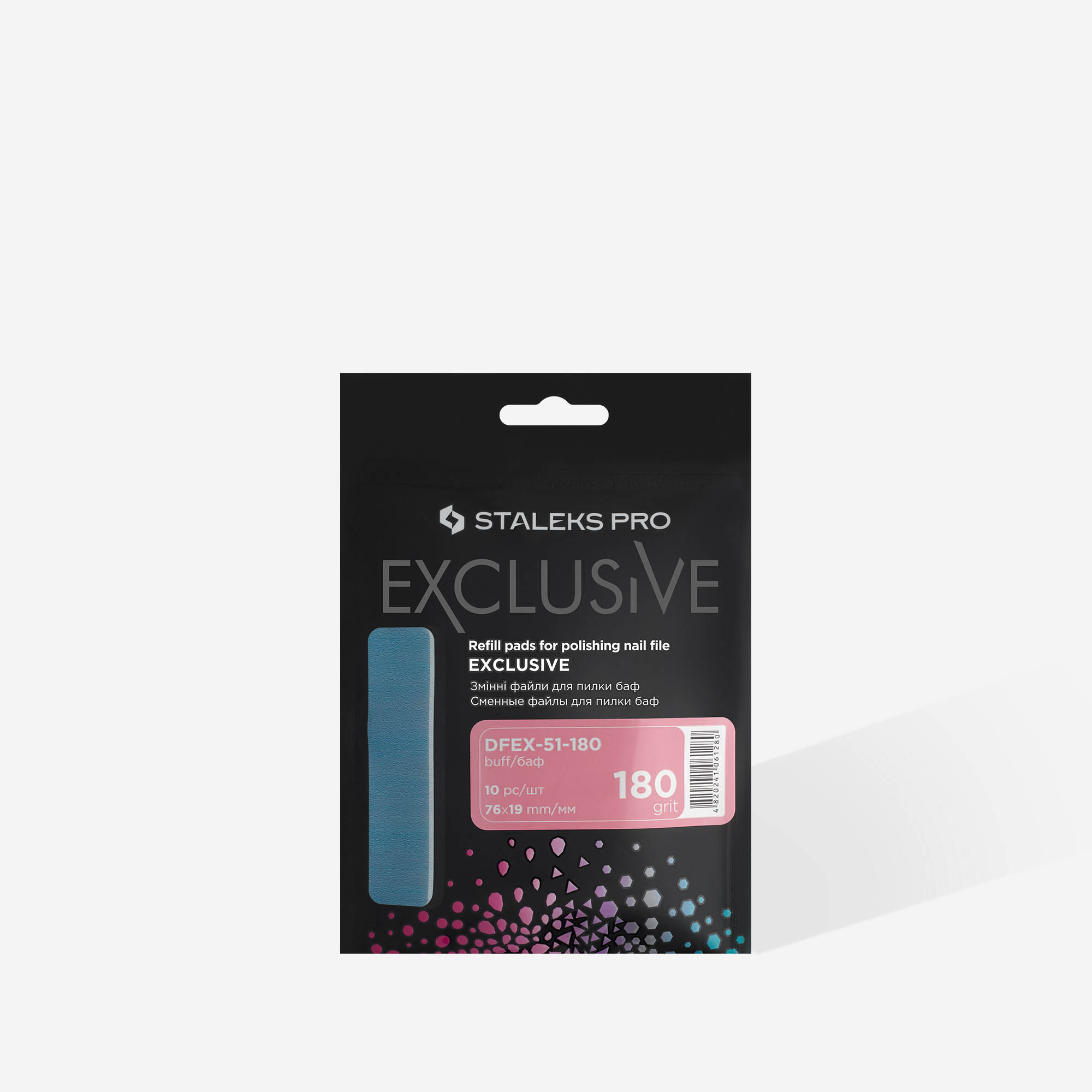 Staleks Exclusive 51 filrefill kort 180 grit 10 stk