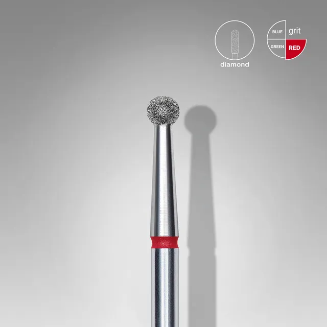 Staleks Expert diamantfres kule rød 2,7 mm fin