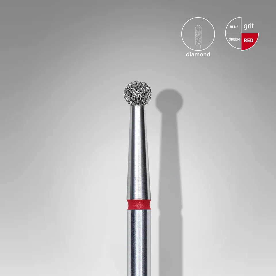 Staleks Expert diamantfres kule rød 2,7 mm fin
