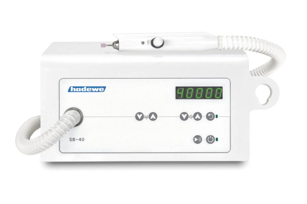 Hadewe Veloria² Plus fotpleieapparat med avsug 40 000