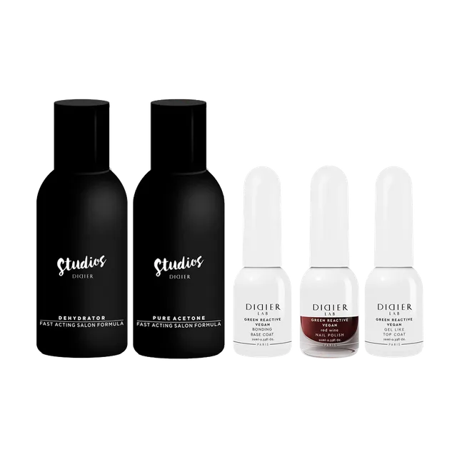 Didier Lab Vegan Green Reactive neglelakksett Red Wine