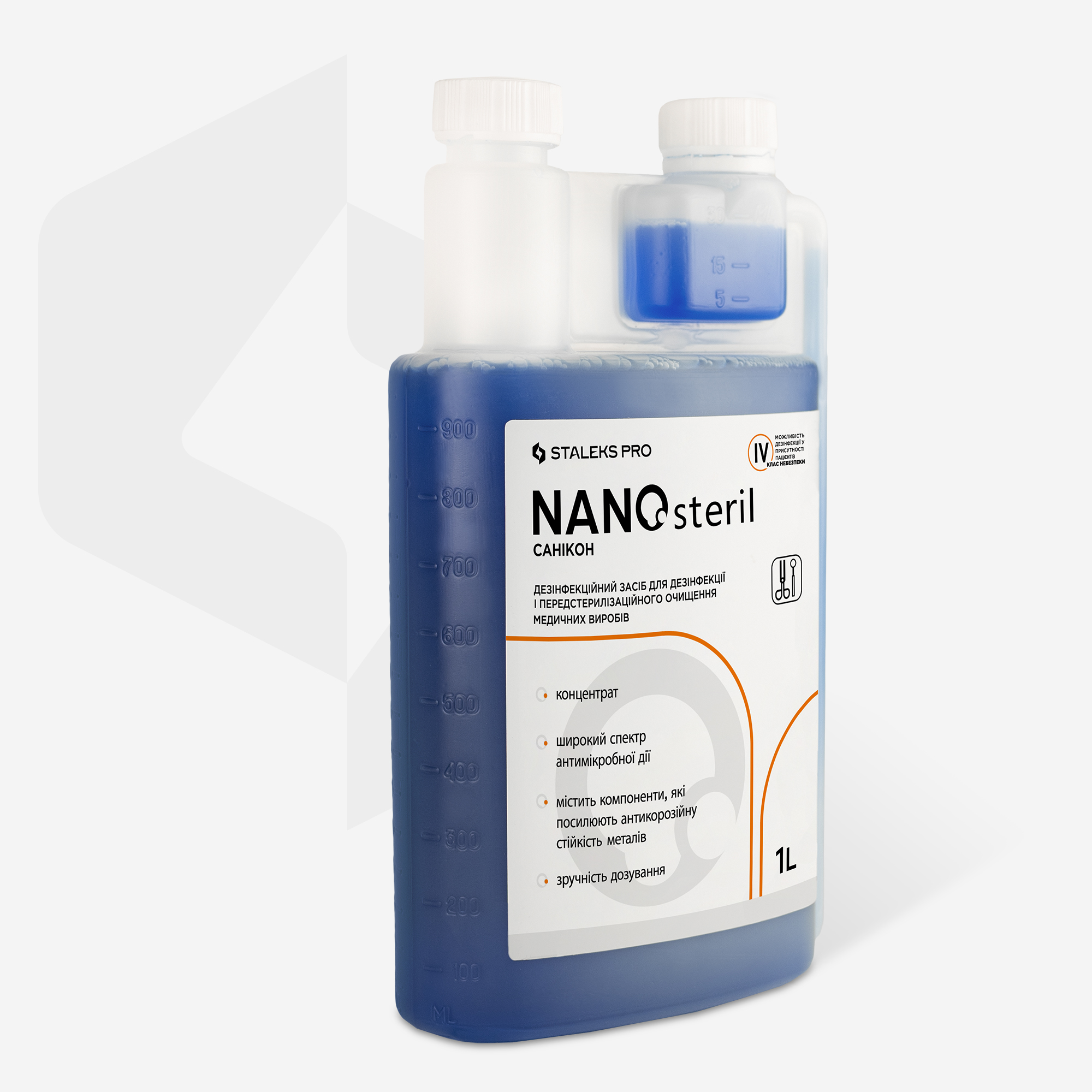 Staleks Nanosteril desinfeksjonsmiddel konsentrat 1000 ml