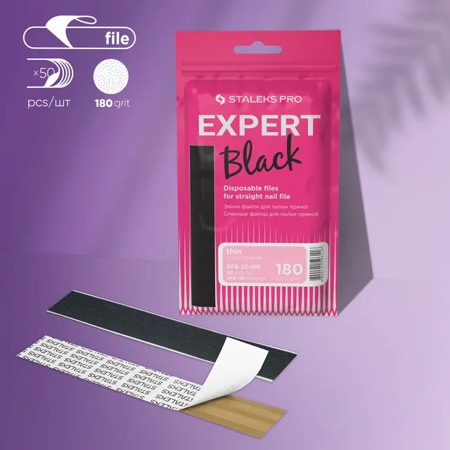 Staleks Pro Expert 22 neglefil refill 180 grit tynn