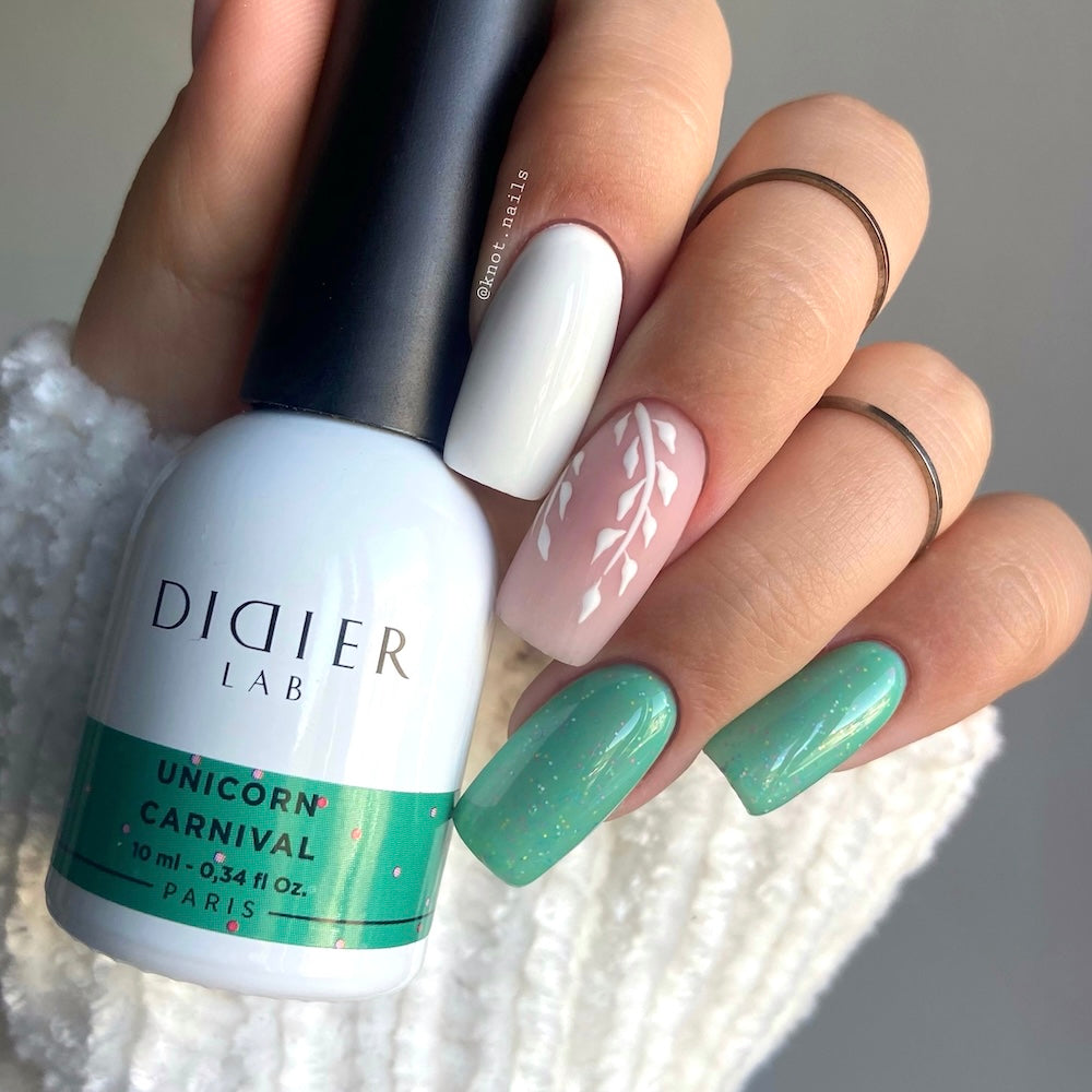 Didier Lab Unicorn Carnival gellakk med glitter HEMA-fri