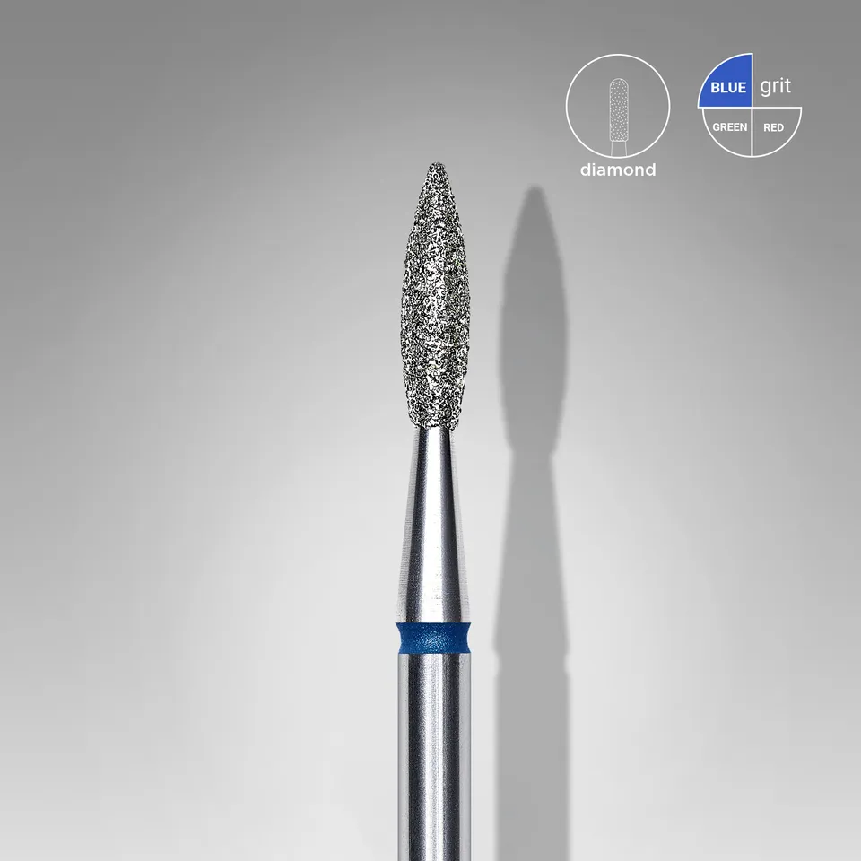 Staleks Expert diamant fresebit flamme blå 2,1 mm