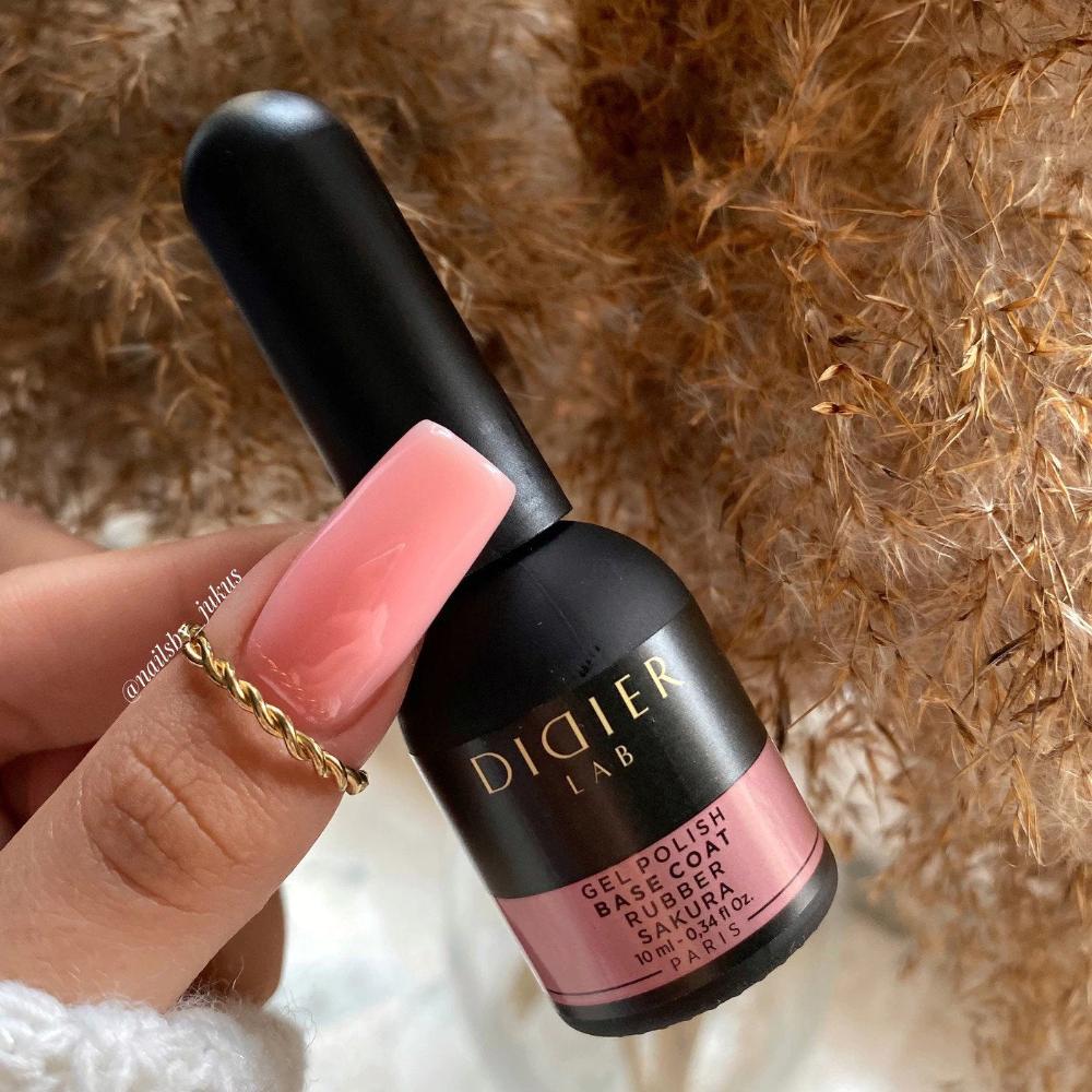 Didier Lab Rubber Base Sakura base coat rosa 2-i-1