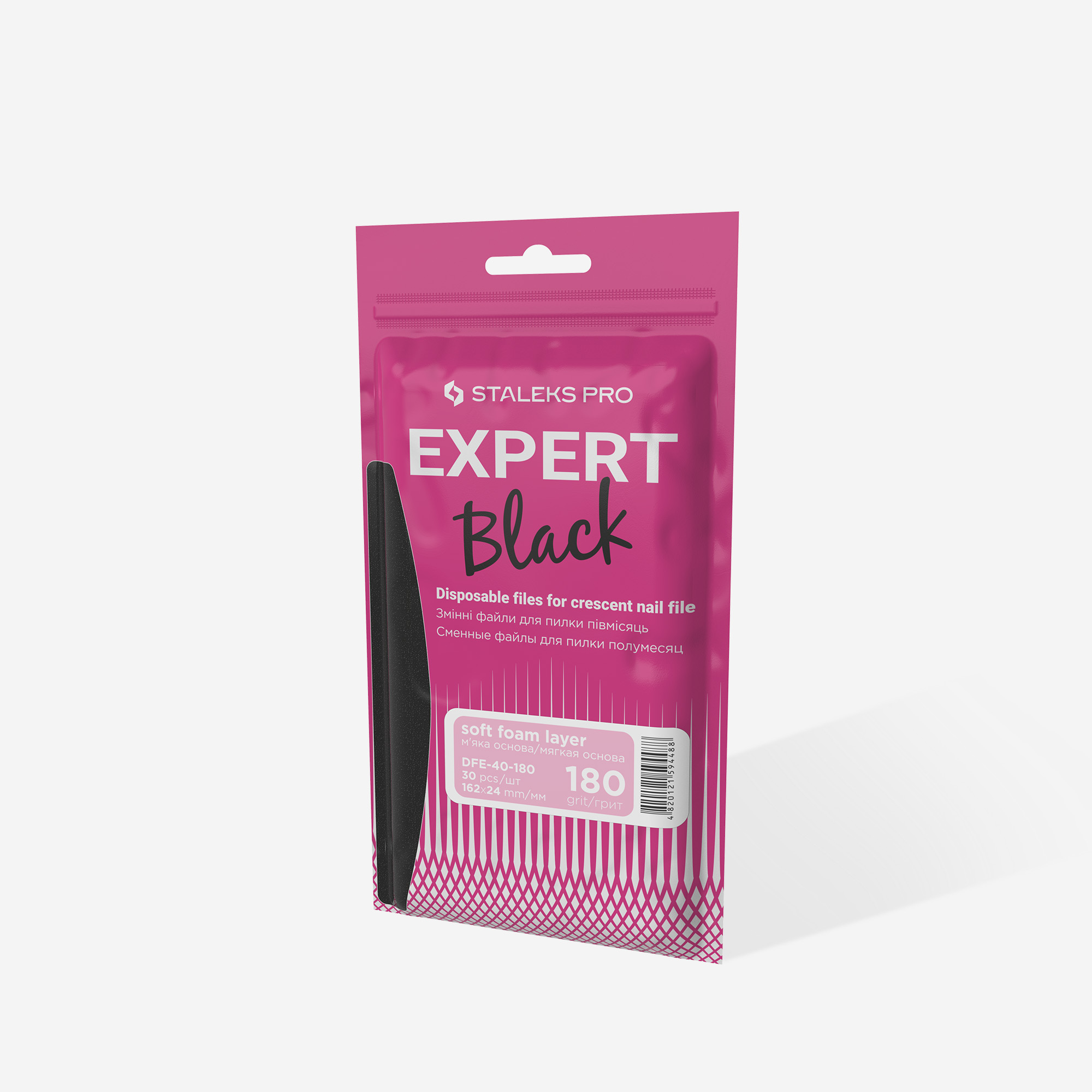 Staleks Expert 40 slipepapir halvmåne 180 grit