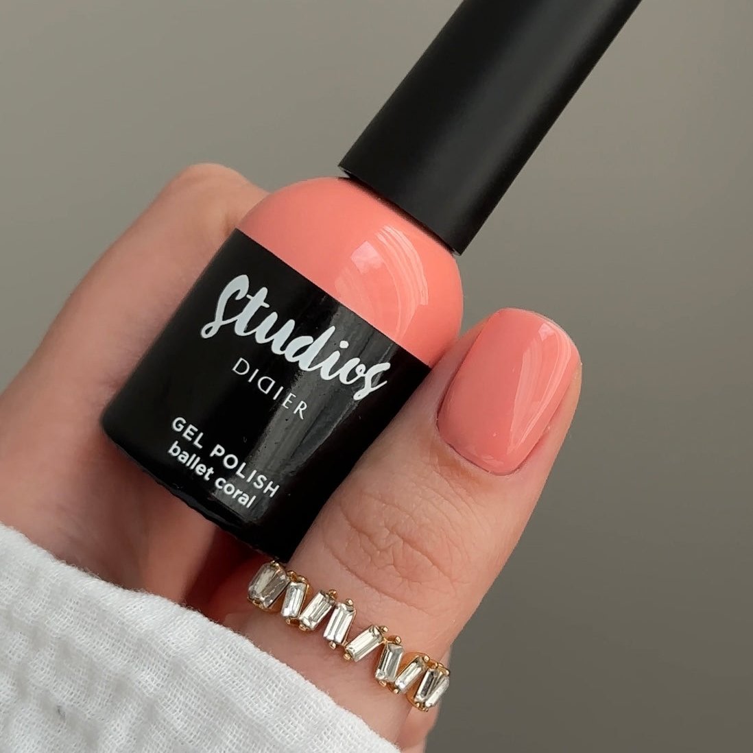 Didier Lab Studios Ballet Coral gellakk nude glitter
