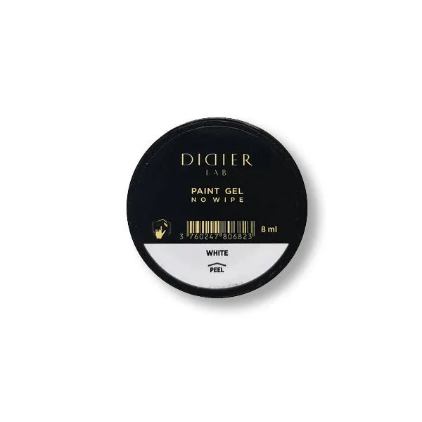 Didier Lab Paint Gel No Wipe hvit høypigmentert