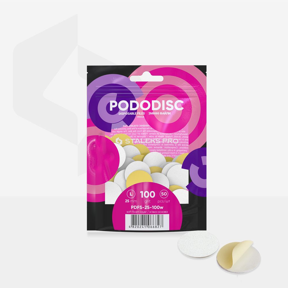 Staleks Pododisc Expert L slipepapir 100 grit 50 stk
