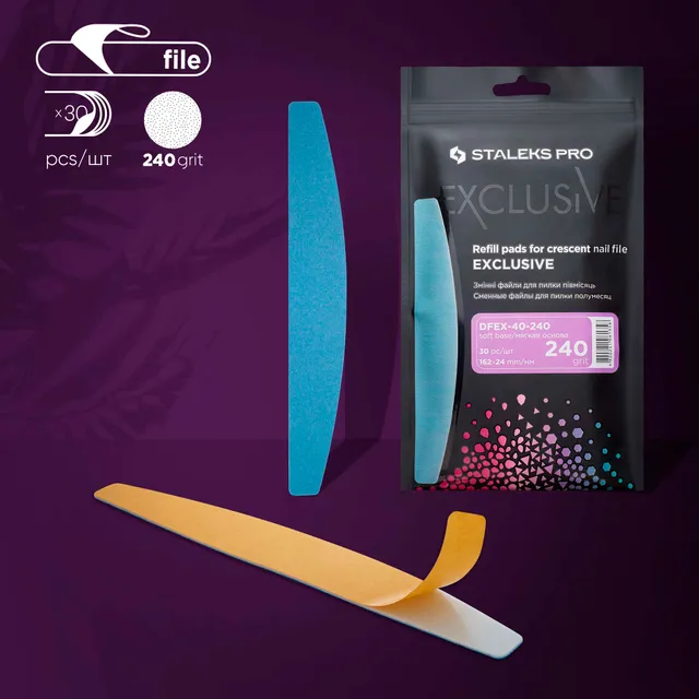 Staleks Exclusive 40 neglefiler myk 240 grit 30 stk
