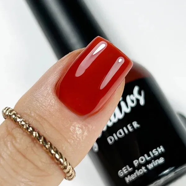 Didier Lab Studios Merlot Wine gellakk 8 ml mørkerød