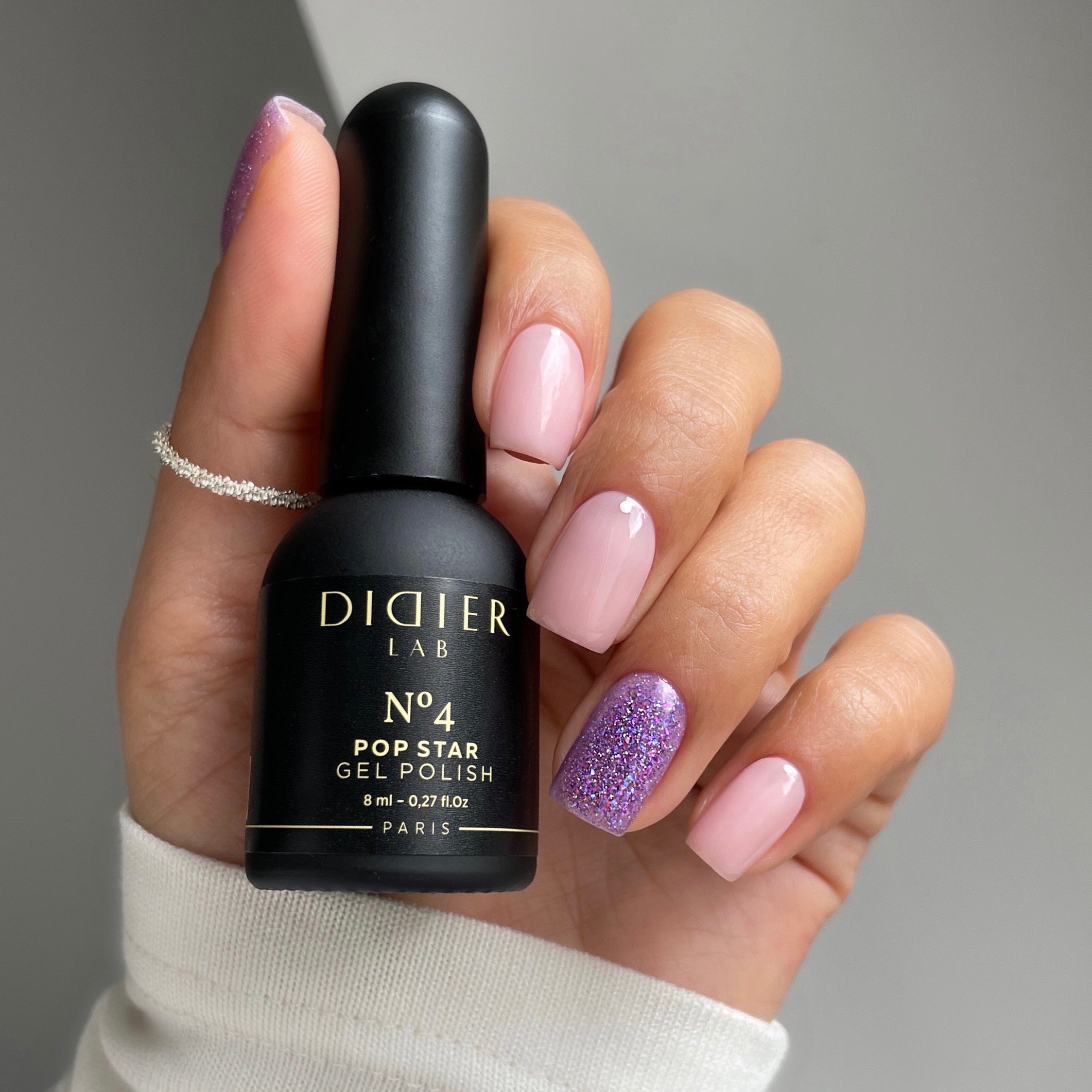 Didier Lab Pop Star No4 gellakk lilla glitter