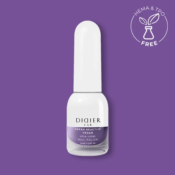 Didier Lab Vegan Green Reactive Ultra Violet neglelakk lysaktiv