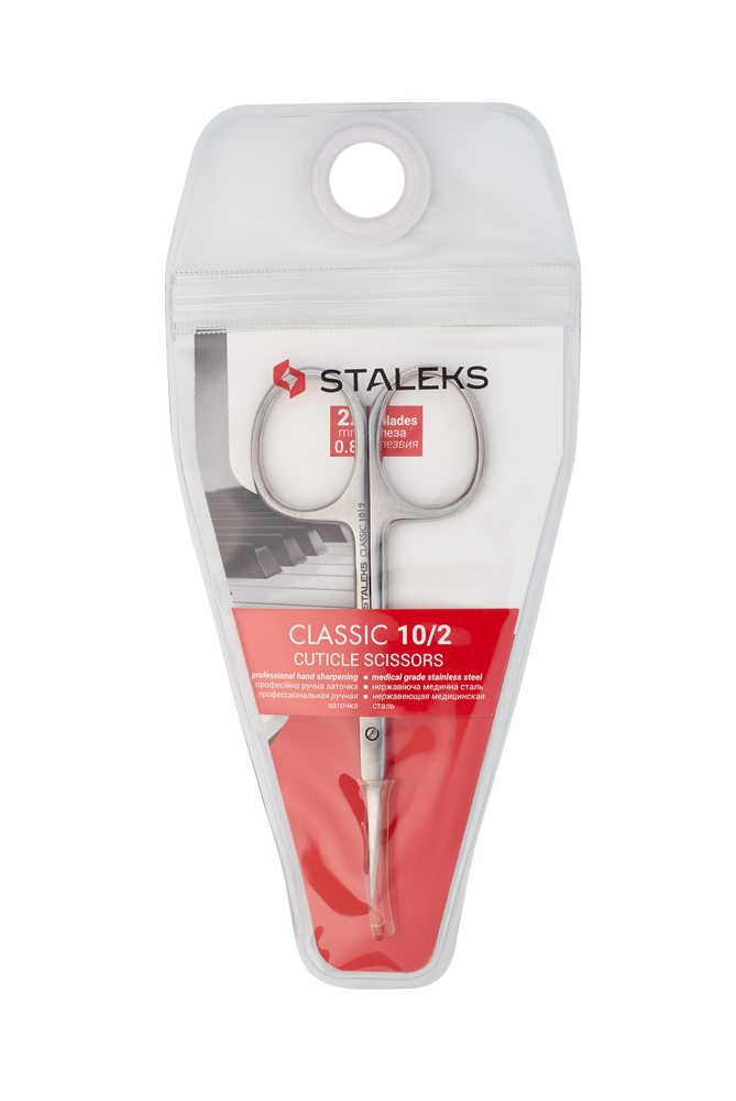 Staleks Classic 10 Type 2 neglebåndssaks presisjon tynn