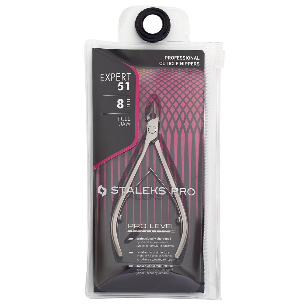 Staleks Pro Expert 51 hudtang 8 mm rustfri