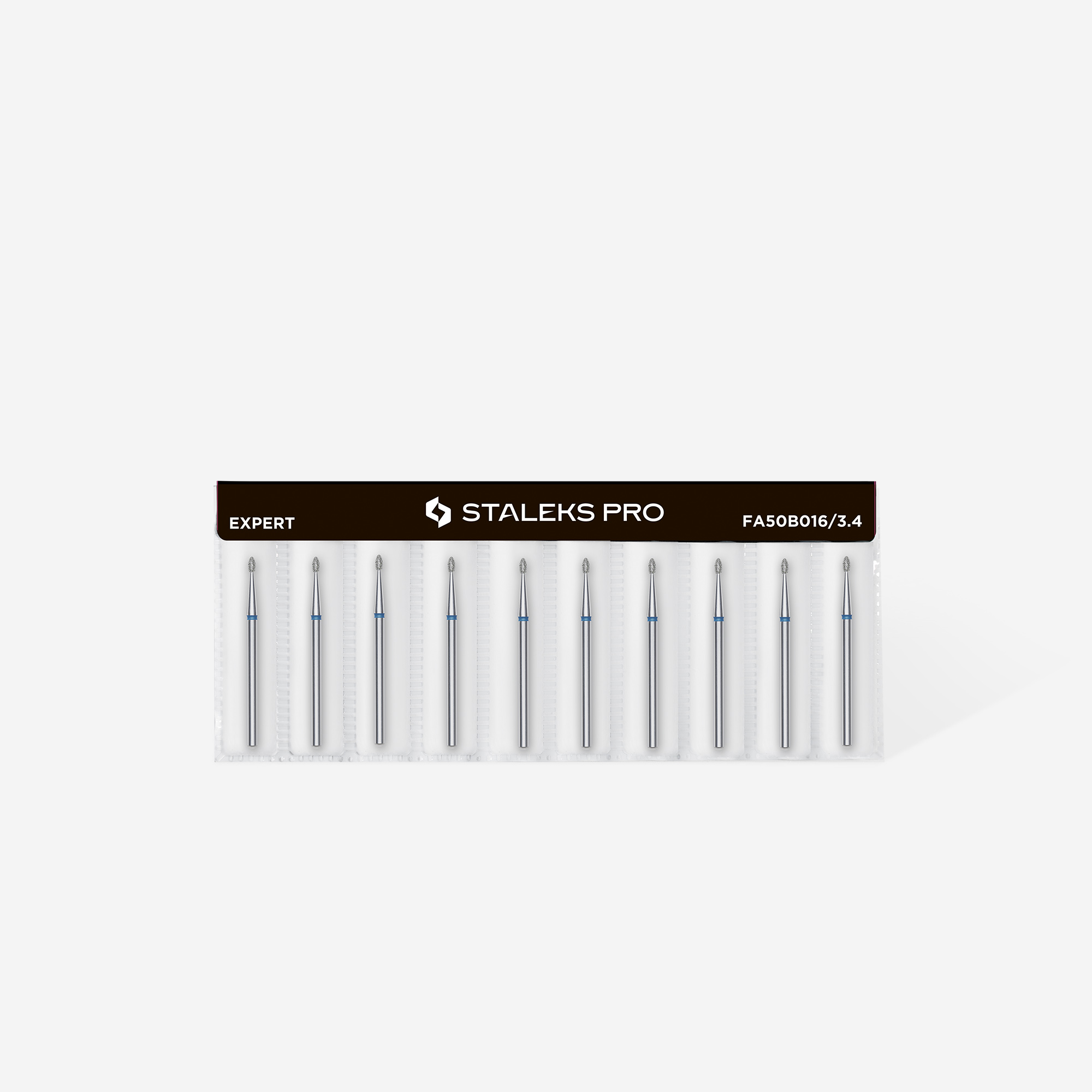Staleks Expert diamantfres rund knopp blå 1,6 mm