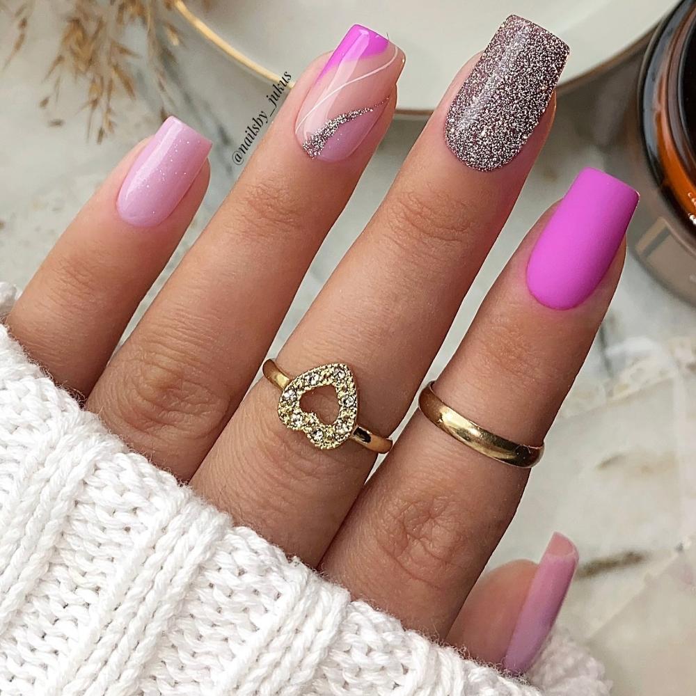 Didier Lab Brillant No.3 gellakk glitter mauve 8 ml
