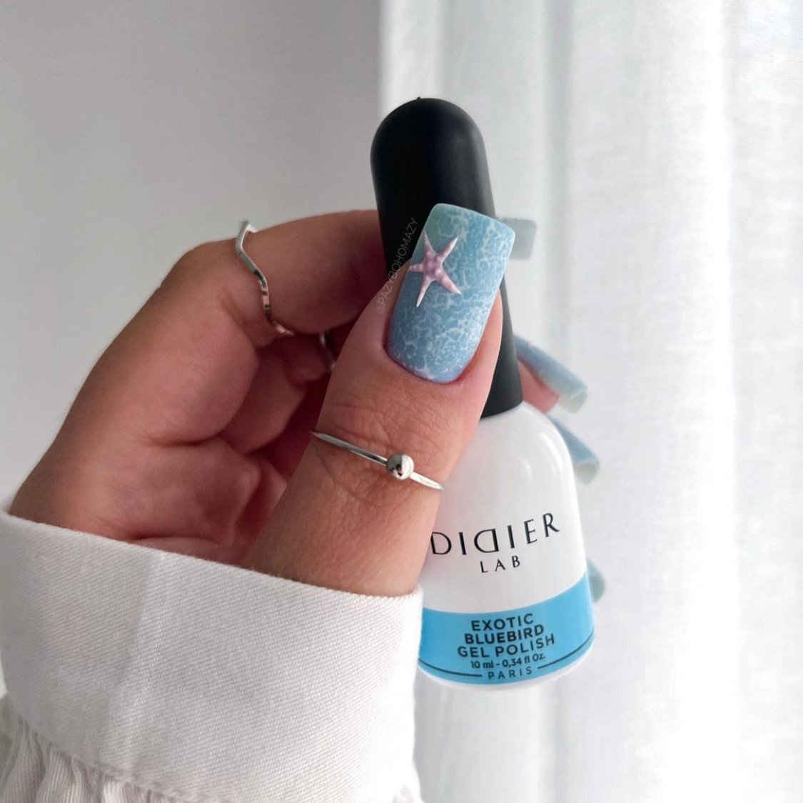 Didier Lab Exotic Bluebird gellakk blå shimmer