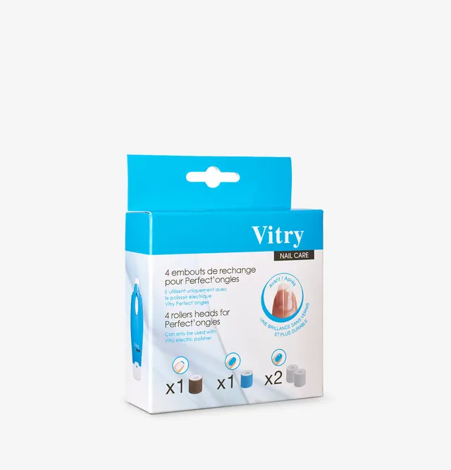 Vitry Perfect'Ongles refill til neglepolerer 4-pk