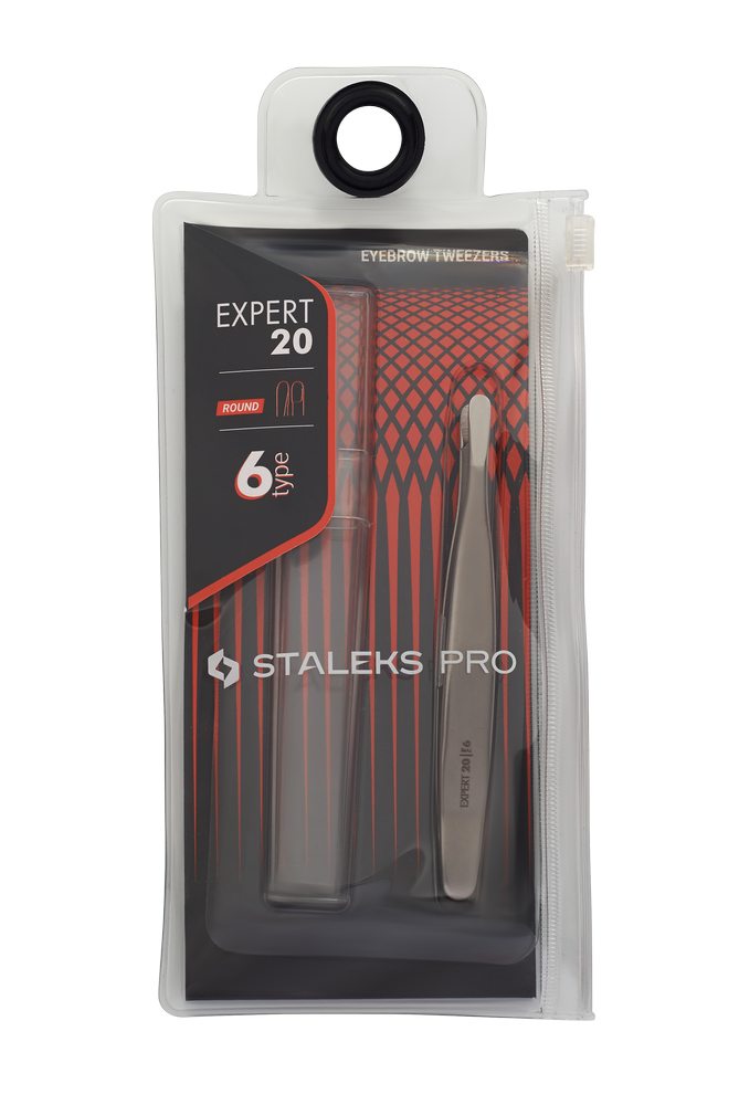 Staleks Pro Expert 20 øyenbrynspinsett Type 6 smal