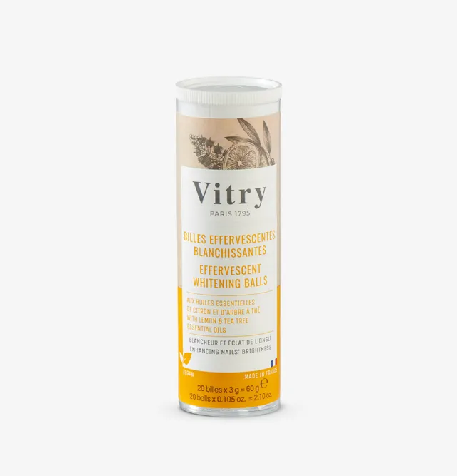 Vitry Whitening brusperler neglebad gule negler