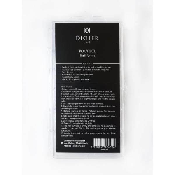Didier Lab Esthetique negleformer polygel gjenbruk 100 stk