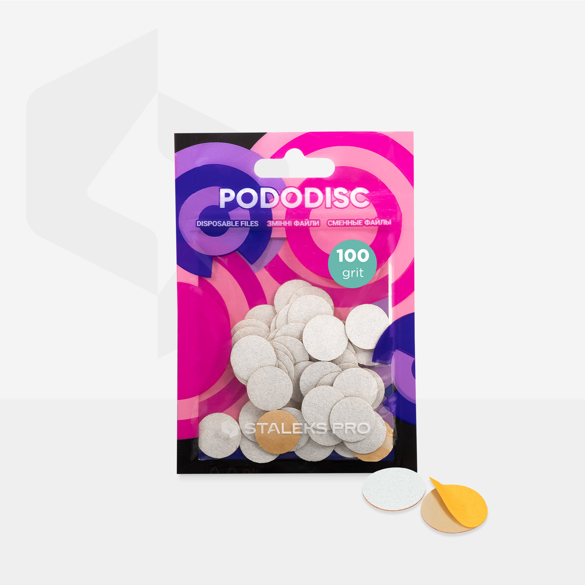 Staleks Pododisc S Expert 100 grit engangsfiler 50 stk
