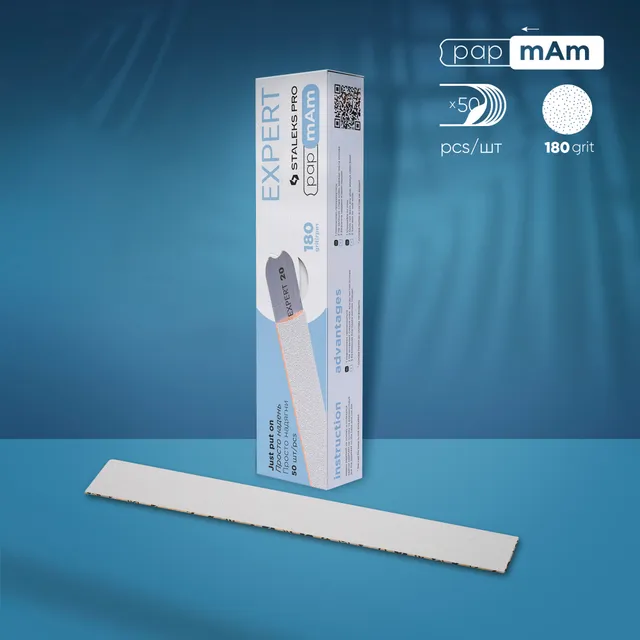 Staleks Expert papmAm engangsfiler 22 180 grit 50 stk