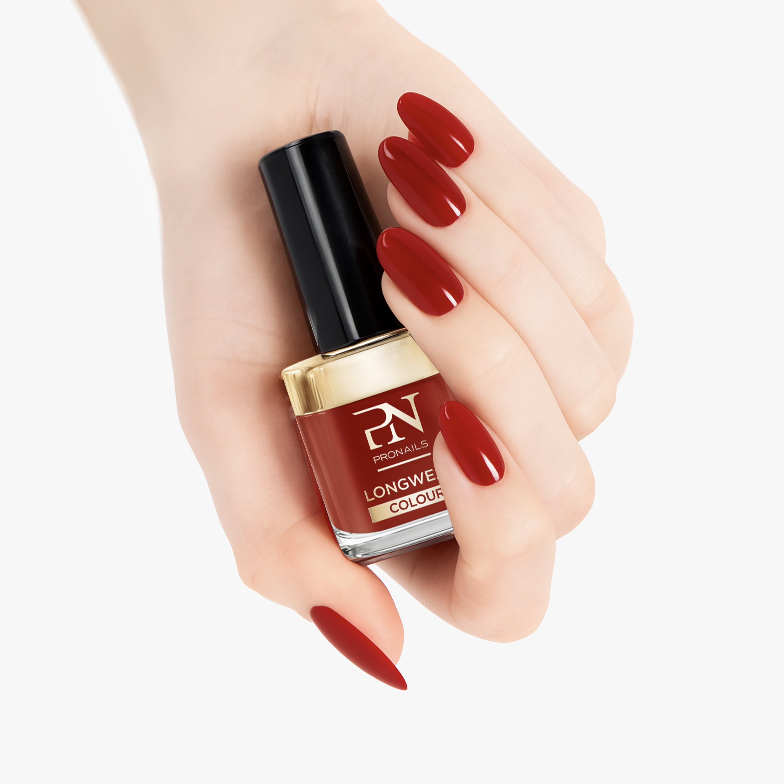 Pronails LongWear 394 Burnt Berry neglelakk bærtonet