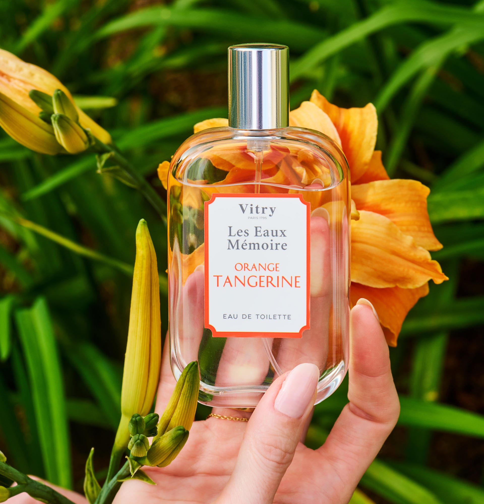 Vitry Orange Tangerine gavesett toilettvann og lakk