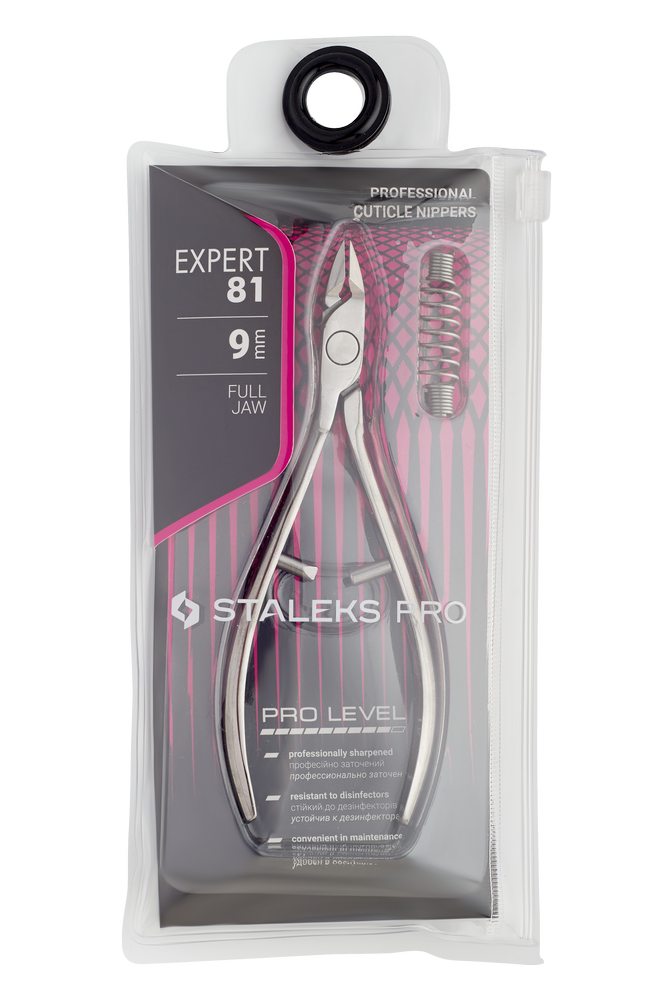 Staleks Pro Expert 81 neglebåndstang 9 mm rustfri