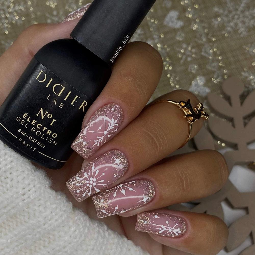 Didier Lab Electro gellakk No1 brun glitter