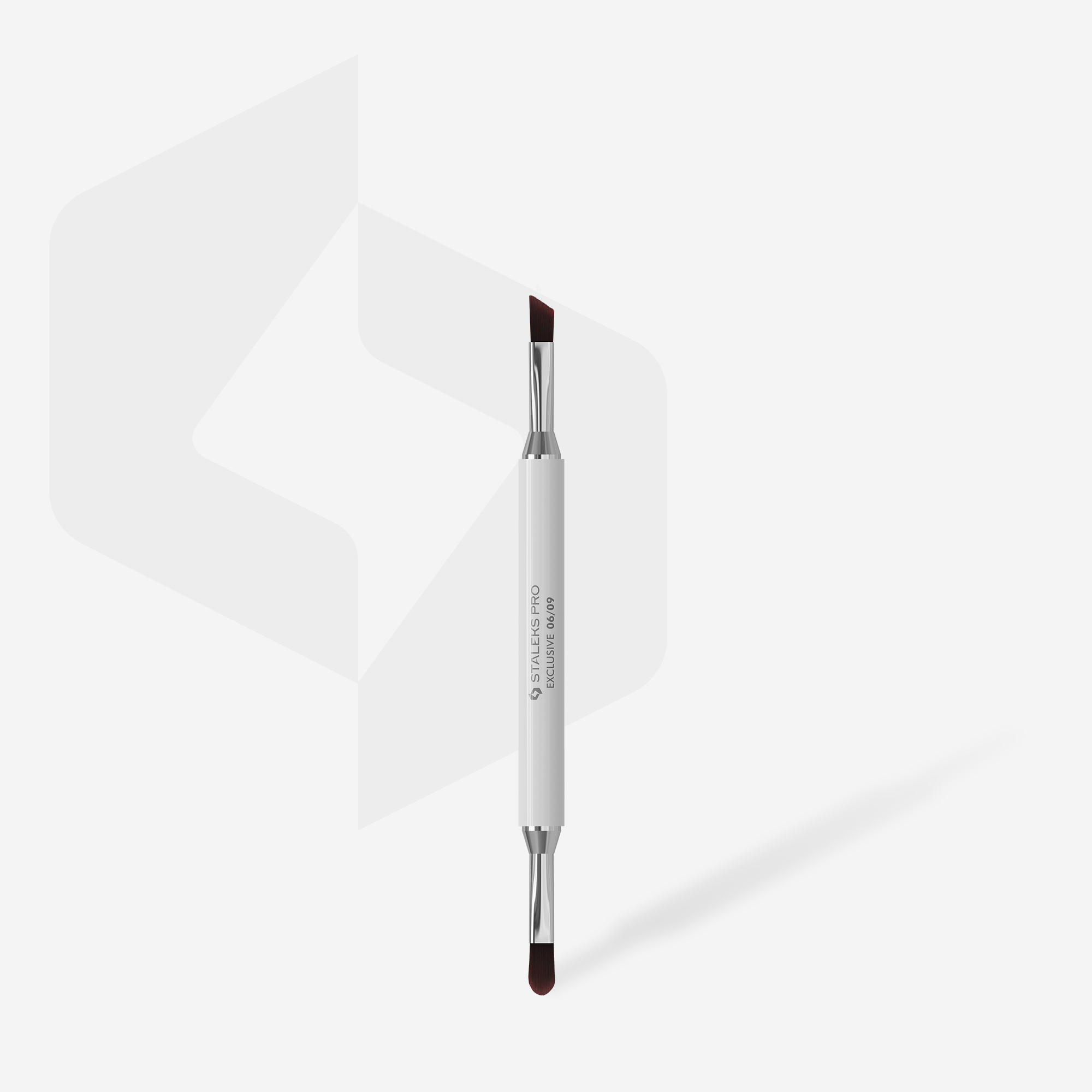 Staleks Exclusive 06/09 gelpensel dobbel 11/9 mm presisjon