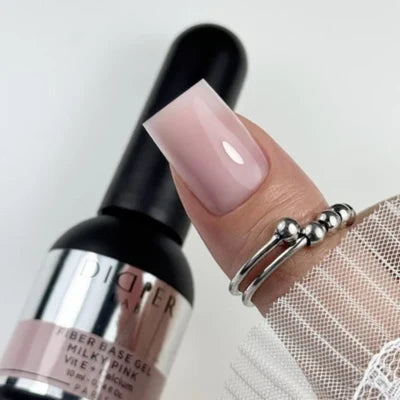 Didier Lab Fiber base gel Milky Pink 10 ml styrkende