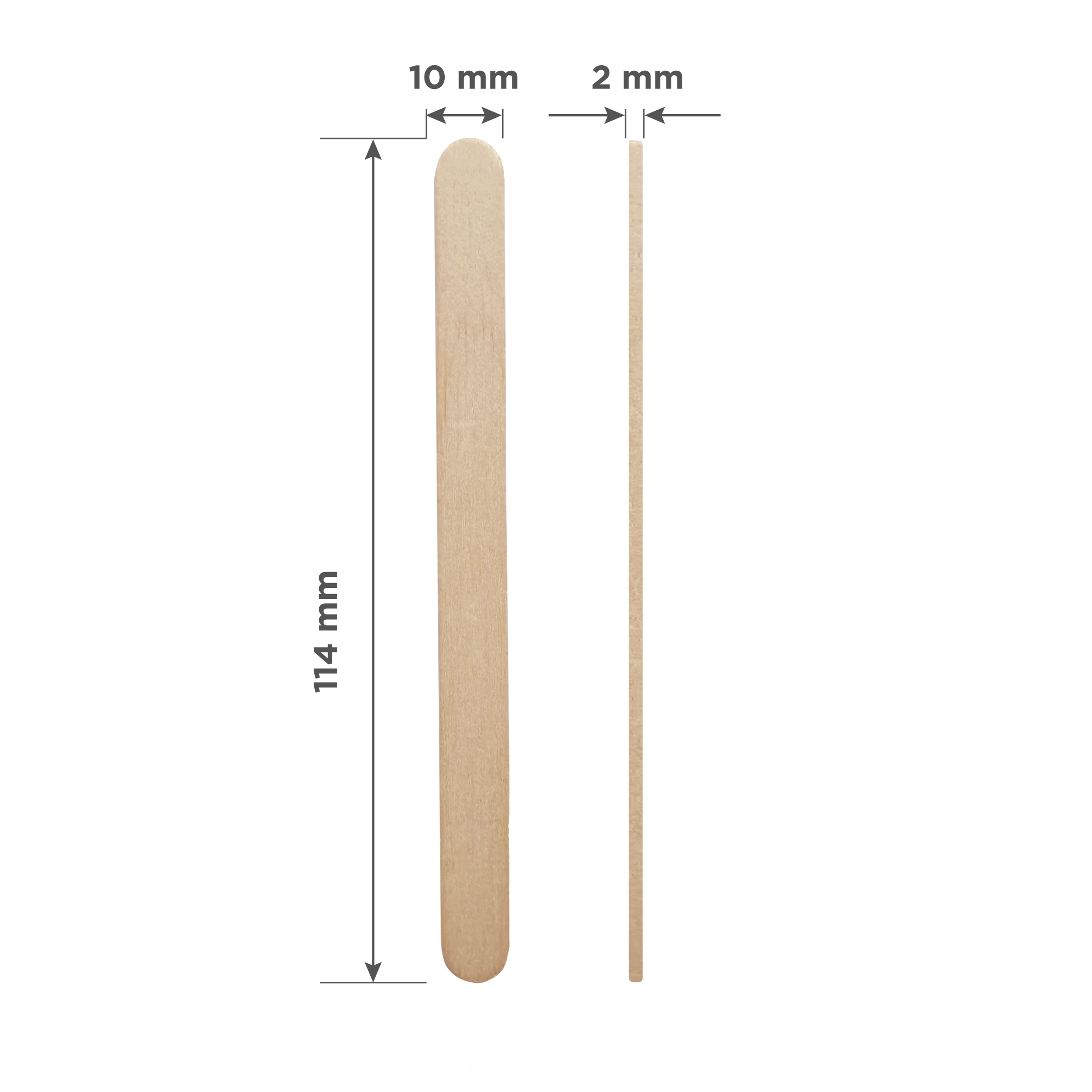 Staleks Expert voksapplikator tre 114 mm 100 stk