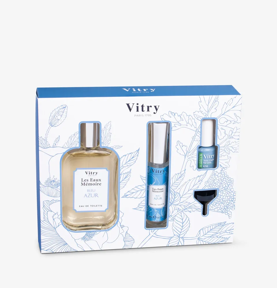 Vitry COFET8 parfymesett Bleu Azur 100 ml med lakk
