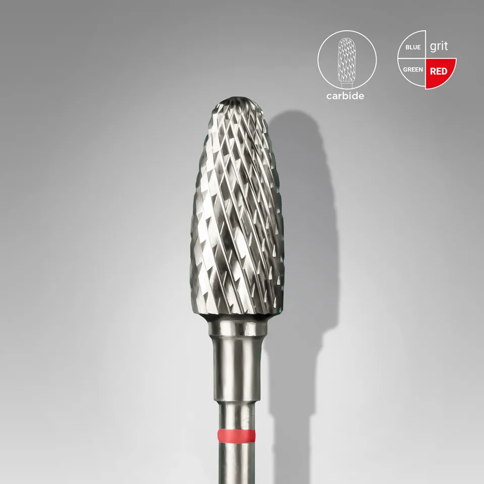 Staleks Expert hardmetallfres mais 6 mm rød