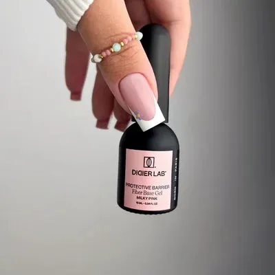 Didier Lab Fiber base gel Milky Pink 10 ml styrkende