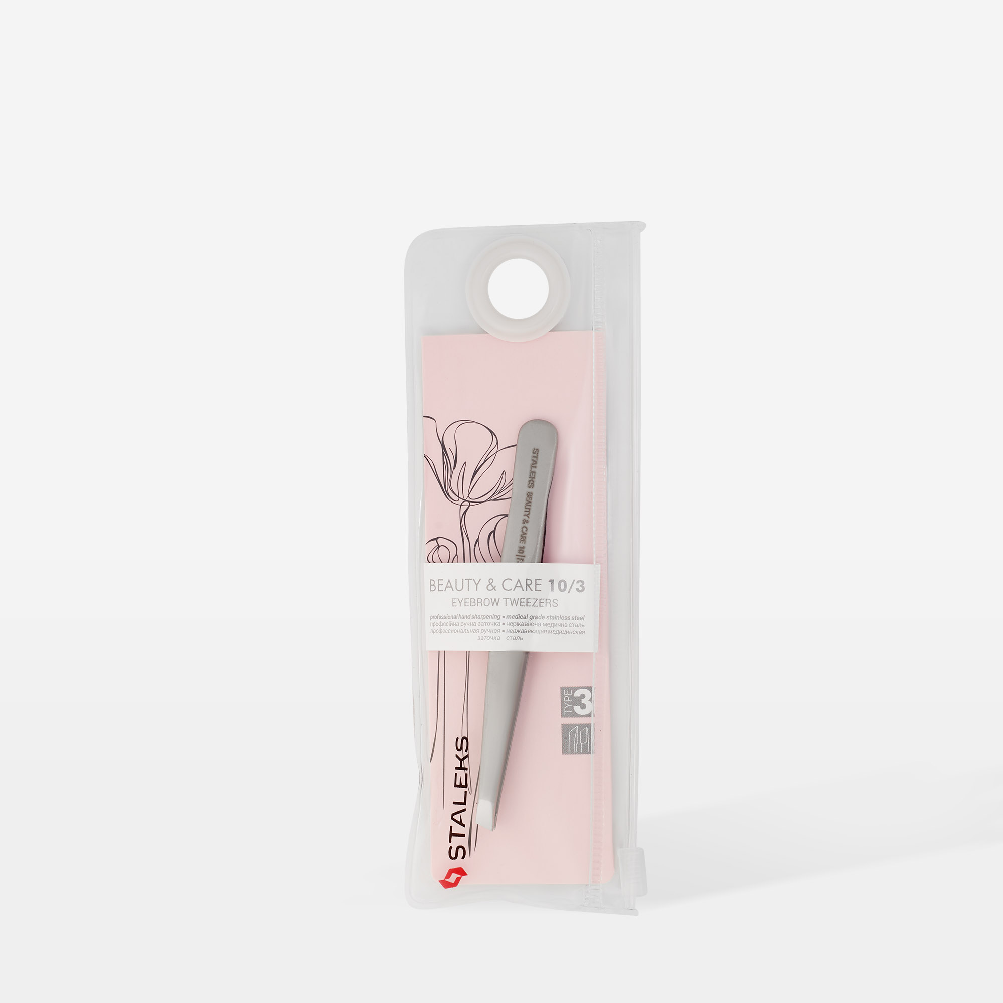 Staleks Beauty Care 10 Type 3 øyenbrynspinsett bred